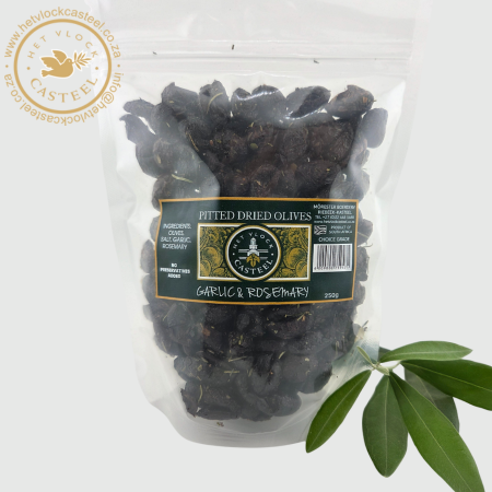 Pitted Dried Olives with Garlic and Rosemary 250g