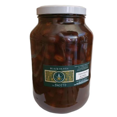 Black Olives: Baceto 3 Litre (2kg)