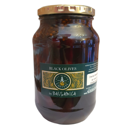 Black Olives : Balsamica 1 Litre (650g)