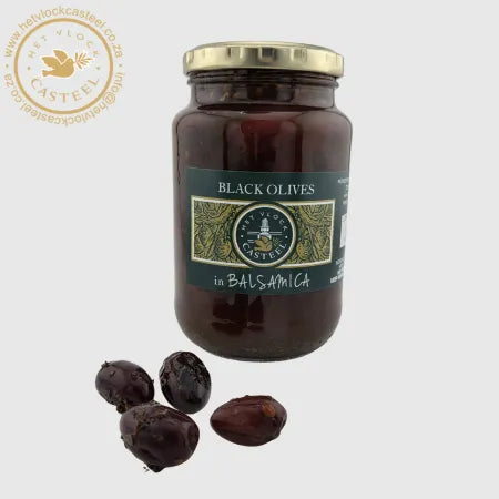 Black Olives : Balsamica 375ml (260g)