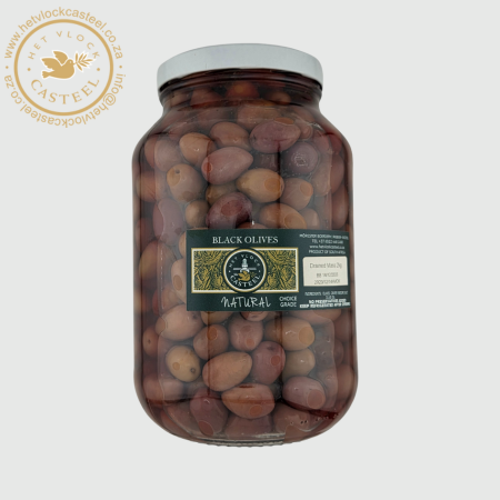 Black Olives Natural 2kg (3 Litre)