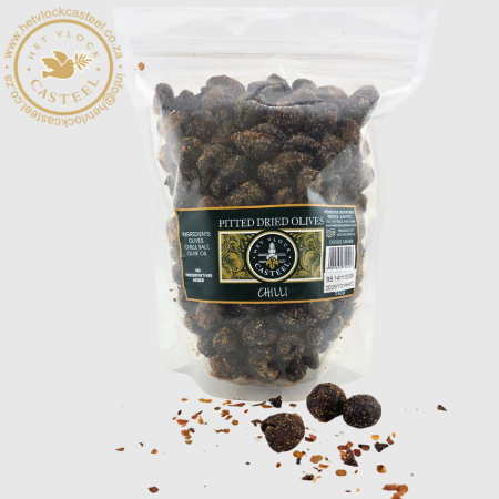 Pitted Dried Olives with Chilli 250g