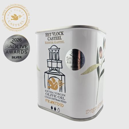Extra Virgin Olive Oil: Frantoio Tin 350ml (Medium Style)