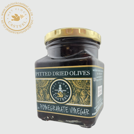 Pitted Dried Olives in Pomegranate Vinegar 250g
