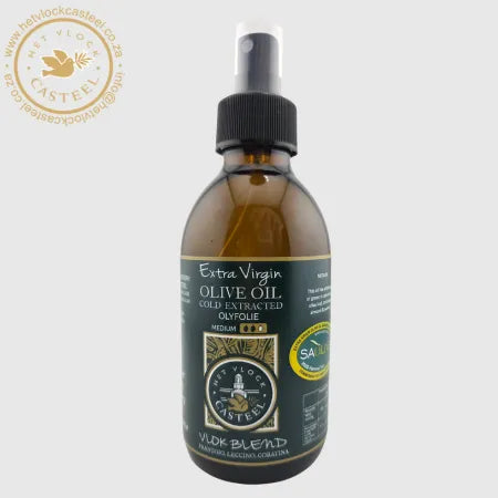Extra Virgin Olive Oil Spray Bottle 200ml: Vlok Blend (Medium Style)