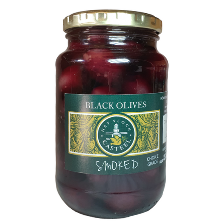 Black Olives : Smoked 375ml (260g)